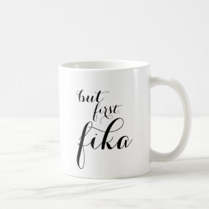 Liebe von fika kaffeetasse
