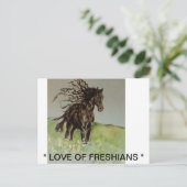 Liebe VON FRESHIANS Postkarte (Stehend Vorderseite)