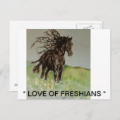 Liebe VON FRESHIANS Postkarte (Vorne/Hinten)
