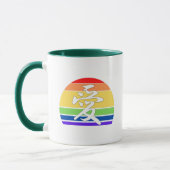 LIEBE von Gays Pride in Kanji und chinesischer LGB Tasse (Links)