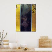 Liebe von Gustav Klimt Poster (Küche)