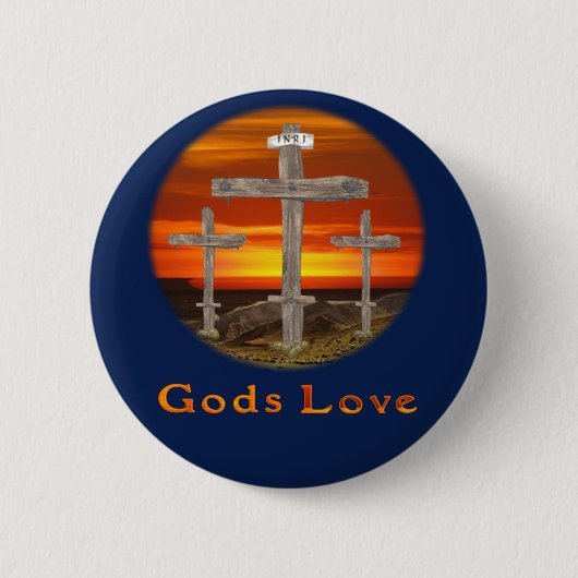 Liebe von Gütern Button (Vorderseite)