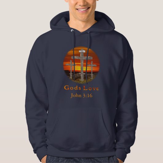 Liebe von Gütern Hoodie (Vorderseite)
