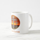 Liebe von Gütern Kaffeetasse (VorderseiteRechts)