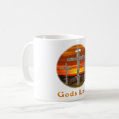 Liebe von Gütern Kaffeetasse (Vorderseite Links)