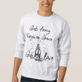 Liebe von Gütern Sweatshirt (Vorderseite)