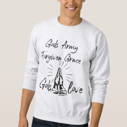 Liebe von Gütern Sweatshirt (Vorderseite)