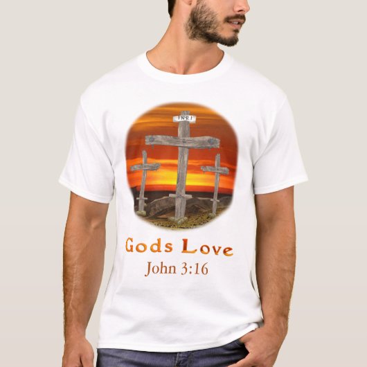 Liebe von Gütern T-Shirt (Vorderseite)