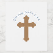 Liebe von Gütern Weinetikett (Einzelnes Label)