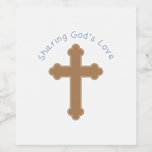 Liebe von Gütern Weinetikett (Einzelnes Label)