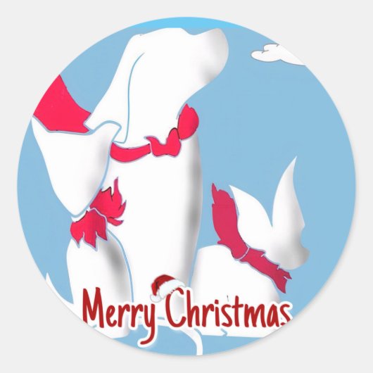 Liebe von Haustieren durch Sommer Hamilton Runder Aufkleber (Vorderseite)