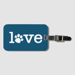 Liebe von Haustieren Gepäckanhänger