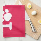 Liebe von Haustieren Geschirrtuch (Viertel Falte)