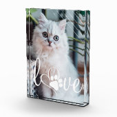 Liebe von Haustieren | Pay Print Heft Script Quote Fotoblock (Rechts)