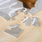 Liebe von Haustieren | PW Print Heart Script Foto Puzzle (Seite)