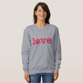 Liebe von Haustieren Sweatshirt (Vorne ganz)