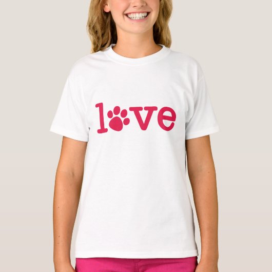 Liebe von Haustieren T-Shirt (Vorderseite)