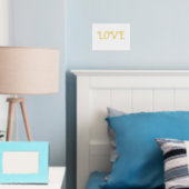 Liebe von individuellem Textangebot Hochzeit Gebur Foliendrucke (In Situ (Schlafzimmer))