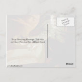 Liebe von Jean-Honore Fragonard Postkarte (Rückseite)