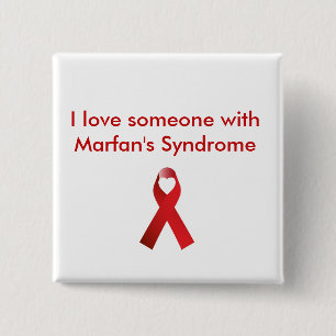 Liebe von jemandem mit Marfan Button