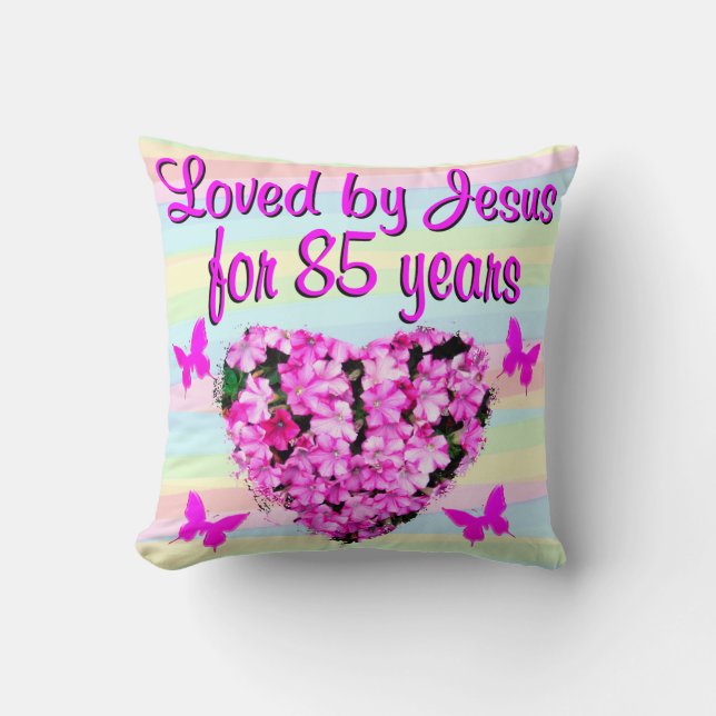 LIEBE VON JESUS FÜR 85 JAHRE PILLOW KISSEN (Vorderseite)