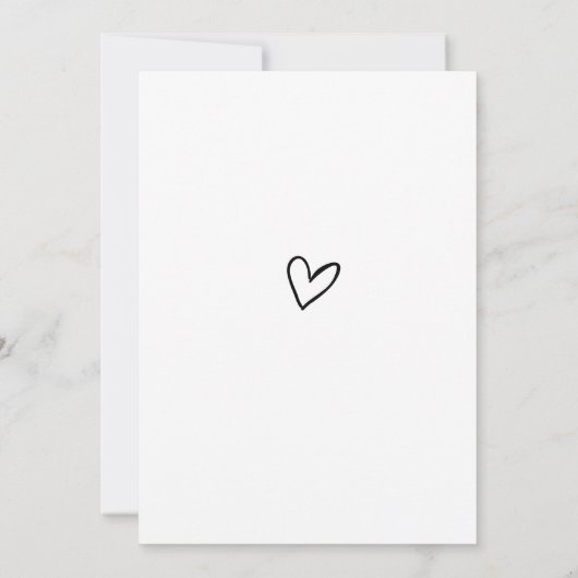 Liebe von Jungen oder Mädchen Herzerkrankung Party Einladung (Rückseite)