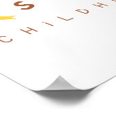 Liebe von Krebserkrankungen im Kindesalter Poster (Ecke)