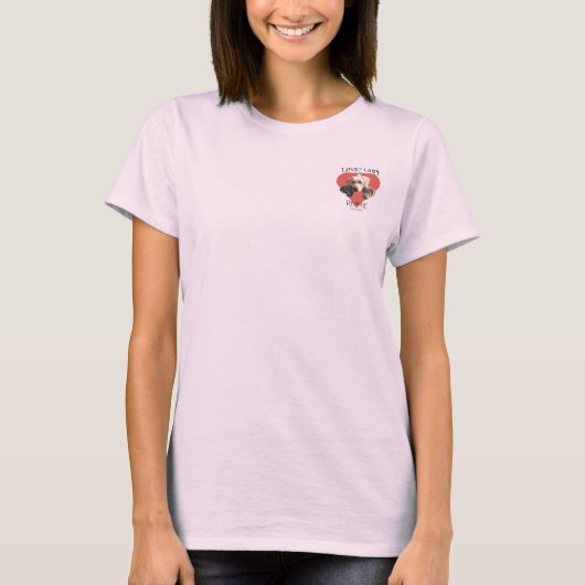 Liebe von Labradoren T-Shirt (Vorderseite)