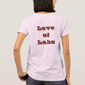 Liebe von Labradoren T-Shirt (Rückseite)