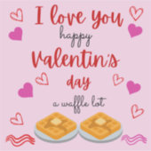 Liebe von Lebensmitteln Aufkleber (Vorderseite)