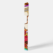 Liebe von Lebensmitteln iPhone Hülle (Rechte Seite)