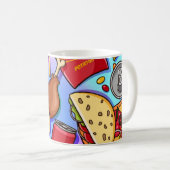 Liebe von Lebensmitteln Kaffeetasse (VorderseiteRechts)