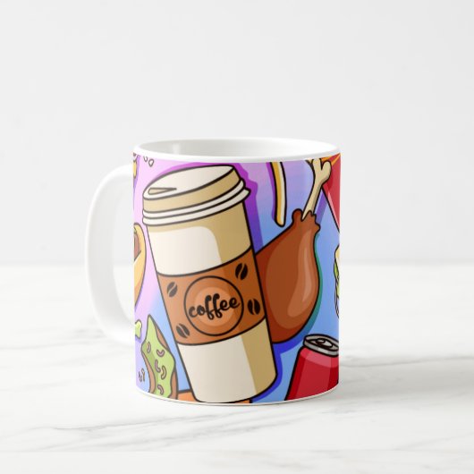 Liebe von Lebensmitteln Kaffeetasse (Vorderseite Links)