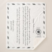 Liebe von Luftpost an Mama Sherpadecke (Vorderseite)