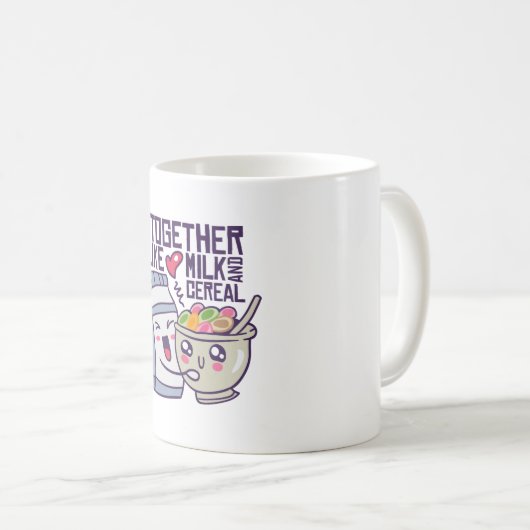 Liebe von Milch und Getreide Kaffeetasse (VorderseiteRechts)