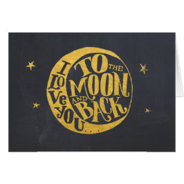 Liebe von Mond und Stars