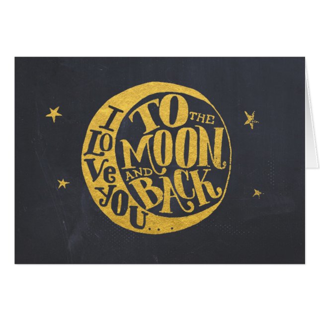 Liebe von Mond und Stars (Vorderseite (Horizontal))