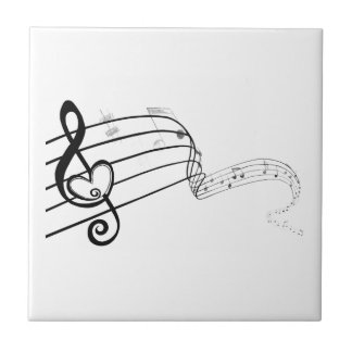 Liebe von Musik Fliese
