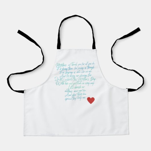 Liebe von Müttern Schürze (Vorderseite)