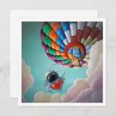 Liebe von oben Astronaut - Mini-Printwerbung (Vorne/Hinten)