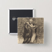 Liebe (von Paul-Albert Besnard) Button (Vorne & Hinten)