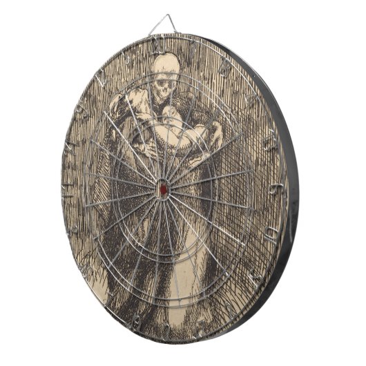 Liebe (von Paul-Albert Besnard) Dartscheibe (Vorderseite rechts)