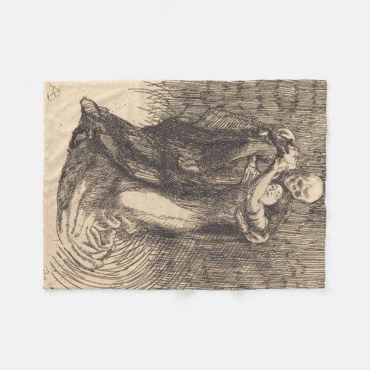 Liebe (von Paul-Albert Besnard) Fleecedecke (Vorderseite (Horizontal))