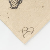 Liebe (von Paul-Albert Besnard) Fleecedecke (Ecke)