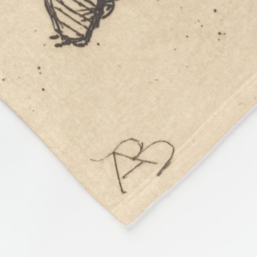 Liebe (von Paul-Albert Besnard) Fleecedecke (Ecke)