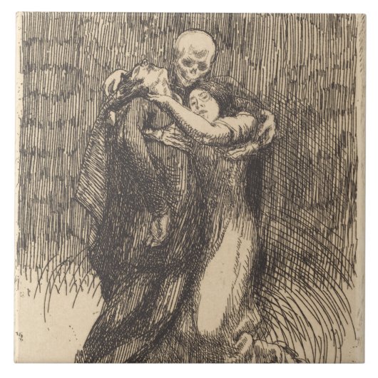 Liebe (von Paul-Albert Besnard) Fliese (Vorderseite)