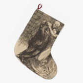 Liebe (von Paul-Albert Besnard) Großer Weihnachtsstrumpf (Vorderansicht (hängend))