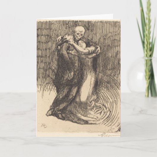 Liebe (von Paul-Albert Besnard) Karte (Vorderseite)