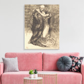 Liebe (von Paul-Albert Besnard) Leinwanddruck (Insitu (Wohnzimmer))