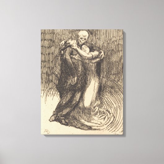 Liebe (von Paul-Albert Besnard) Leinwanddruck (Vorderseite)